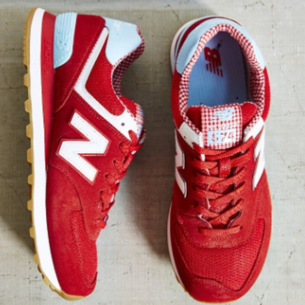 ISO- New Balance Picnic Pack Red/Blue Sneaker